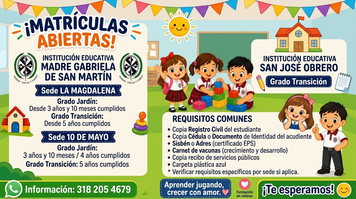 Te Esperamos para que formes parte de nuestra gran familia!!